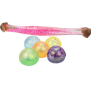 Stretchy Glitzer "Ball"; 6-fach sort.; 12er Display