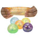 Stretchy Glitzer "Ball"; 6-fach sort.; 12er Display