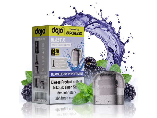 Vaporesso - Dojo Blast X - Pod - Blackberry Peppermint - 20mg