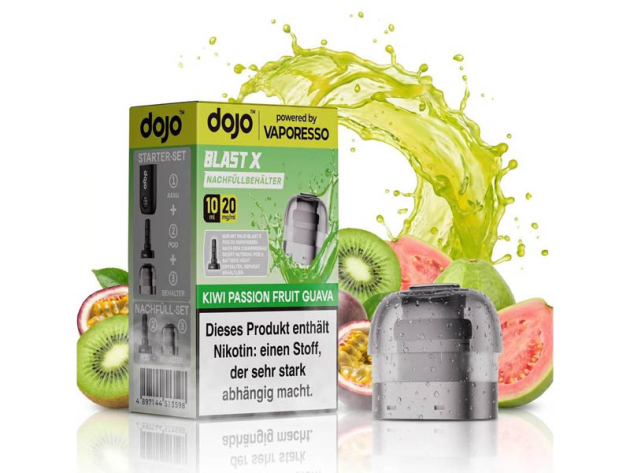 Vaporesso - Dojo Blast X - Pod - Kiwi Passion Fruit Guava - 20mg