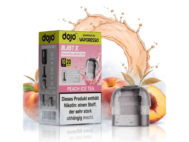 Vaporesso - Dojo Blast X - Pod - Peach Ice Tea - 20mg