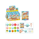 Slow Rising Dumpling Keychain, 4,5cm - 24er Display