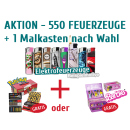 AKTION - 550 Elektrofeuerzeuge und ein Malkasten (nach...