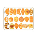 Bakery Squishy Schlüsselanhänger, 4-6cm, Überraschungstüte, 24er Display