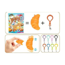 Bakery Squishy Schlüsselanhänger, 4-6cm, Überraschungstüte, 24er Display