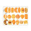 Bakery Squishy Schlüsselanhänger, 4-6cm, Überraschungstüte, 24er Display