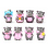 Hippopotamus Squishy, 5cm, 12er Display