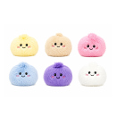 Cute Fluffy Dumpling Squishy, 8,5cm, 12er Display