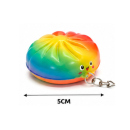 Dumpling Glücks-Anhänger Squishy, 5cm, 24er Display