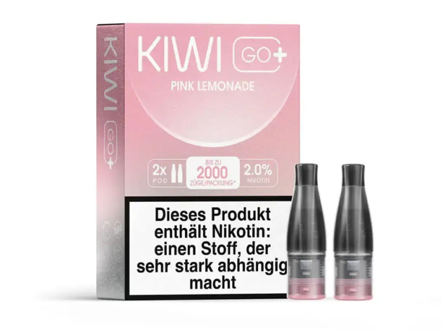 KIWI GO+ Pod - Strawberry Lime - 20mg - 2er Set