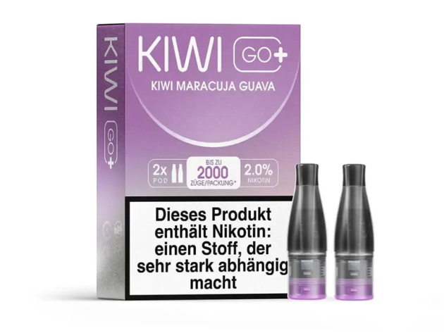 KIWI GO+ Pod - Kiwi Maracuja Guava - 20mg - 2er Set