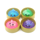 Squishy Dumpling "Glitzer";  4-fach sort.; 24er Display