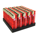 Electric Lighters "FC Bayern München" with LED Red 50p