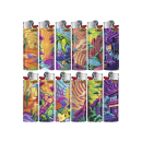 BIC Maxi J26 "Hypno" Reibrad Feuerzeuge, 50er...