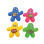 Antistress Figur "Lustiges Gesicht"; 4-fach sort.; 12cm; 12er Display