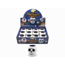 Squishy "Halloween Totenkopf", 12er Display