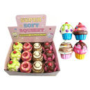 Squishy Cupcake; 10x8cm; 4-fach sort.; 12er Display