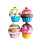 Squishy Cupcake; 10x8cm; 4-fach sort.; 12er Display