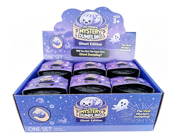 Squishy Dumpling "Halloween Glitter"; 8,5cm; 12er Display