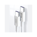 XO Ladekabel 60W NB-Q190B PD, USB-C auf USB-C, 1m, weiß