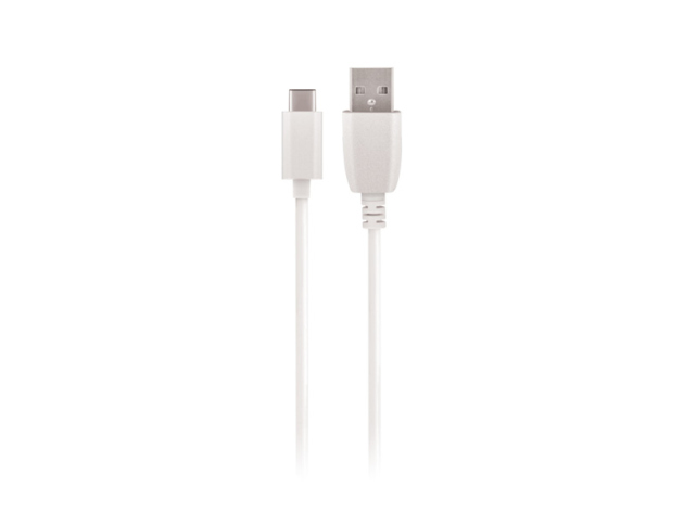 Maxlife - Ladekabel 2A, USB-A auf USB-C Ladekabel, 3m, weiß