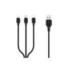 XO Ladekabel NB103, 3in1 USB - Lightning + USB-C +...