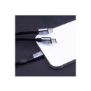 Forever 3-in-1 Ladekabel, USB - Lightning + 2x USB-C 1,2 m 100W, schwarz
