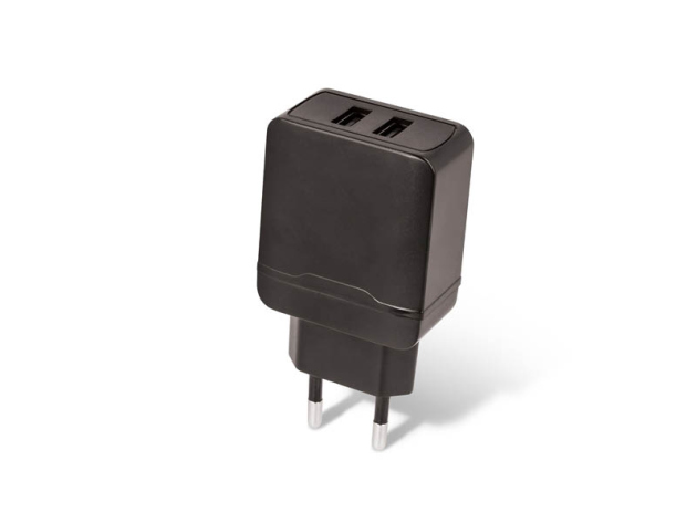 Maxlife Netzstecker MXTC-02 charger 2x USB 2.4A, schwarz