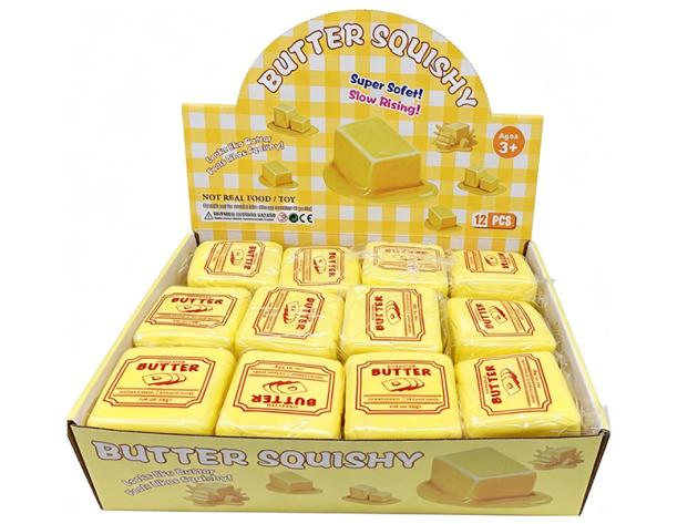 Squishy Butter; Slow Rising; 12er Display