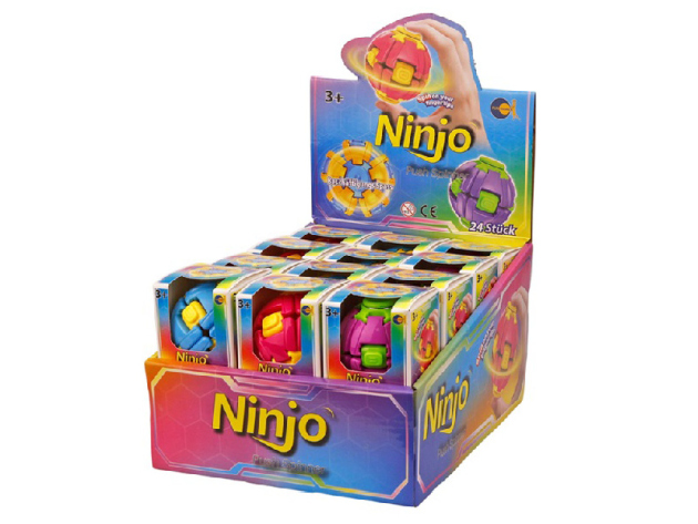 Fidget Spinner "Ninjo Push-Spinner"; 24er Display