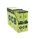 OCB Green Hemp Slim ; 24 Hefte je 32 Blatt & Tips