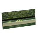 OCB Green Hemp King Size Slim Paper; 50 Hefte je 32 Blatt