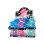 Squishy "Unicorn Glitter" 8cm, 3-fach sort.; 12er Display
