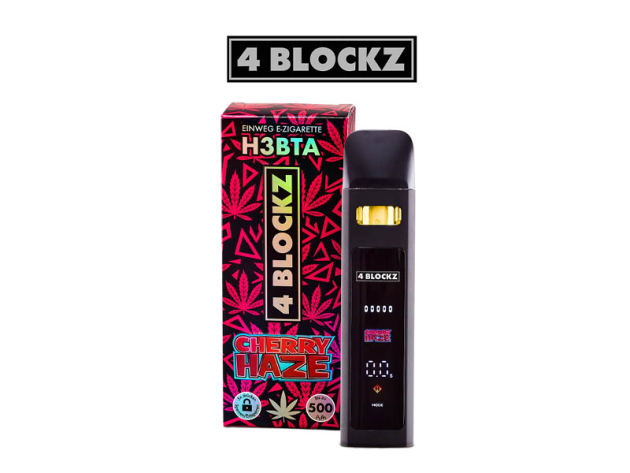 4 Blockz H3BTA digital CRD - Grape Ice - E-Shisha - 1 ml  - H3 95 %