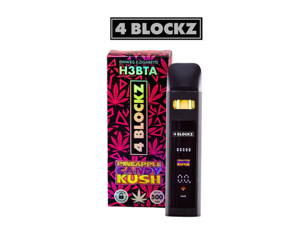 4 Blockz H3BTA digital CRD - Pineapple Candy - E-Shisha - 1 ml - H3 95 %