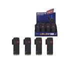 Sturmfeuerzeuge "BLACK RUBBER ROUND", Jetflame,...
