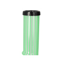 Acrylbong "Green Stripes" transparent, Höhe 32cm