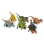 Pull Back Dinosaurier; 6-fach. sort.; 15-16cm; 6er Display