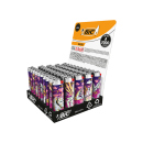 BIC Maxi J26 "Space Trip" Reibrad Feuerzeuge, 50er Display