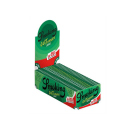 Smoking King Size Cut Corners Single DW Regular grün, 25 Hefte je 120 Blatt