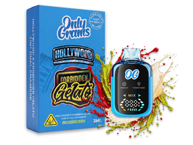 Only Grams - Dual Chamber - Hollywood + Forbidden Gelato I 2ml -  Superior Vape 96%