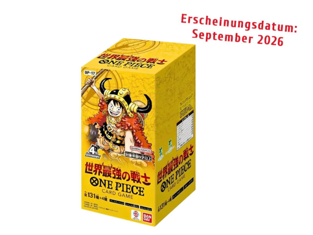 ONE PIECE - 17 Wake Up! The Strongest Warriors - 24er Booster Box - Japanisch