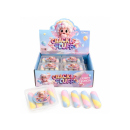 Crunchy Squishy Crackle Fluff Sticks, 12er Display