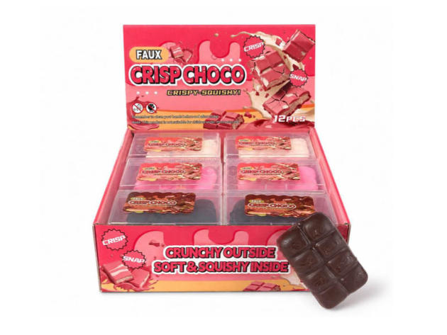 Crunchy Squishy Crisp Choco gemisch., 12er Display
