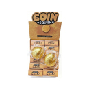 Squishy "Glitter B-Coin Gold"; 12er Display