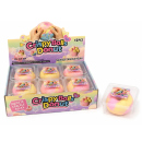 Wax Cracking Squishy "Swirl Donut", 12er Display