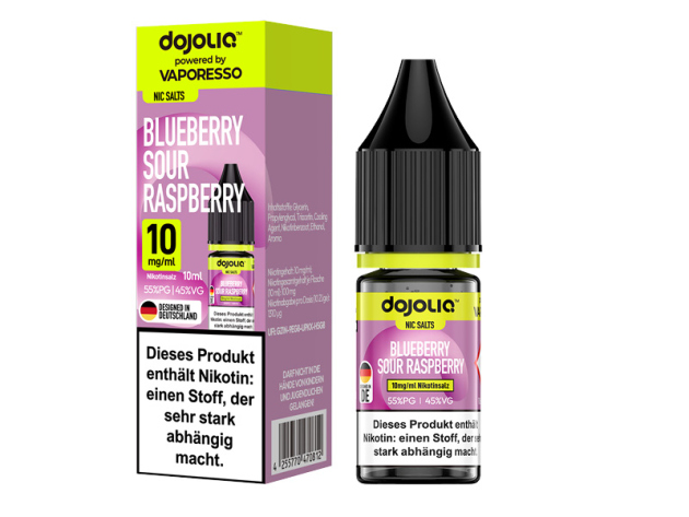 Dojoliq - Blueberry Sour Raspberry - Liquid - 10 mg/ml - 10 ml