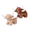 Galloway Bulle in beige oder braun, 2-fach sortiert, 28cm, einzeln