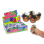 Knautschball Regenbogen im Netz, 6cm, 12er Display