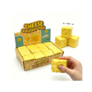 Squishy "Cheese"; 5x5x5cm; 12er Display